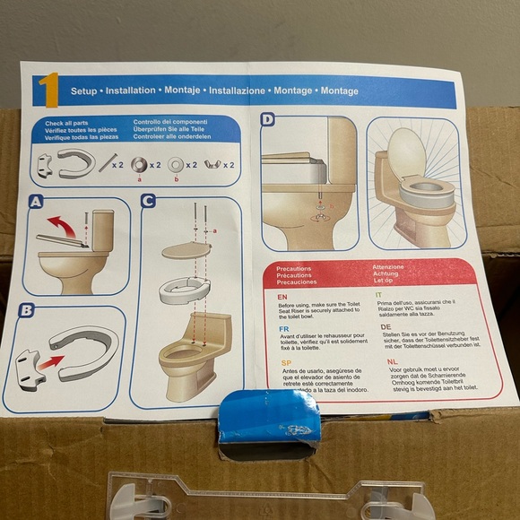 AquaSense Toilet Seat Riser - Picture 3 of 3